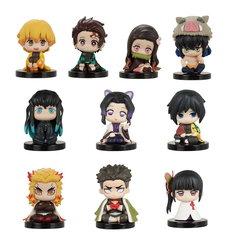 BANDAI NAMCO - Demon Slayer: Suwarase-tai Mini Figures Series 1, Gashapon Blind Pack Figure - Random Pick