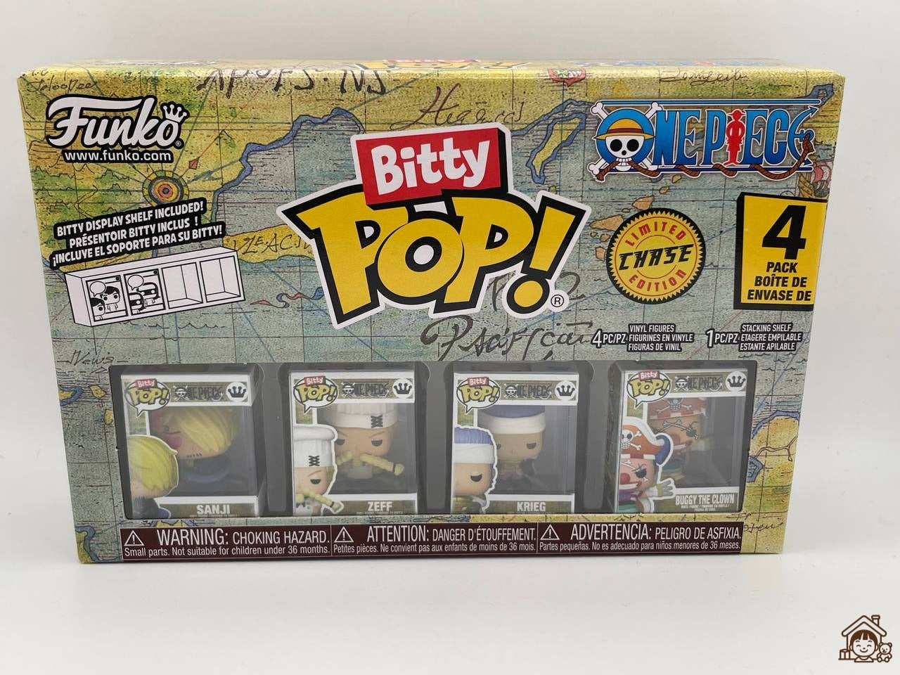 Funko Bitty Pop: One Piece - Sanji 4pk - Custom Pick Mystery variation