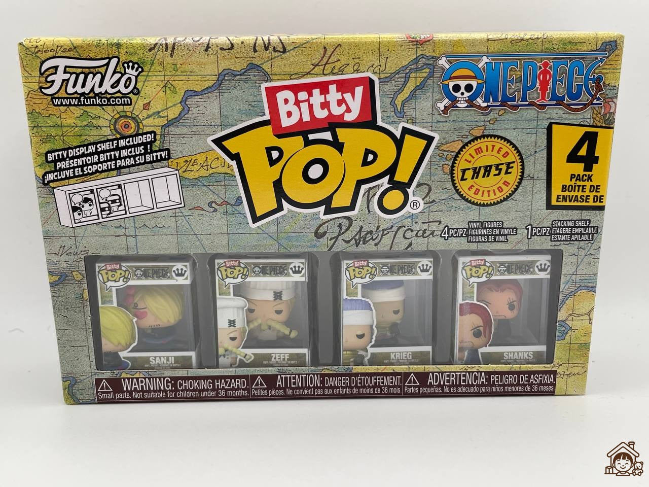 Funko Bitty Pop: One Piece - Sanji 4pk - Custom Pick Mystery variation