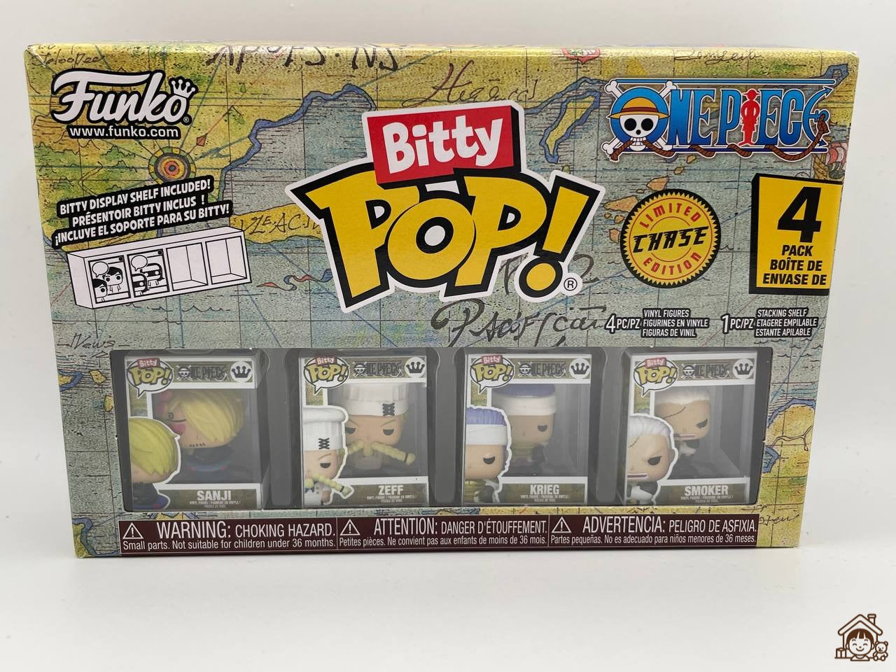 Funko Bitty Pop: One Piece - Sanji 4pk - Custom Pick Mystery variation