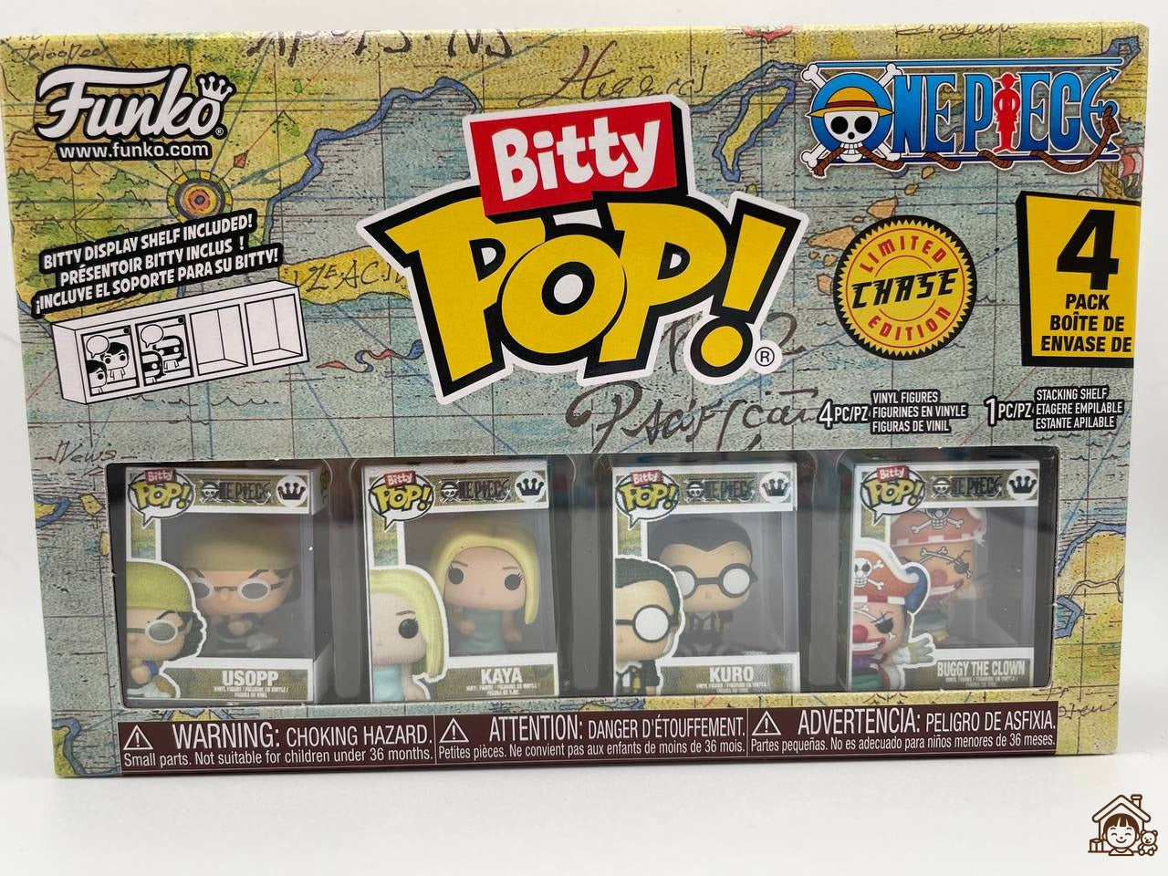 Funko Bitty Pop: One Piece - Usopp 4pk - Custom Pick Mystery variation