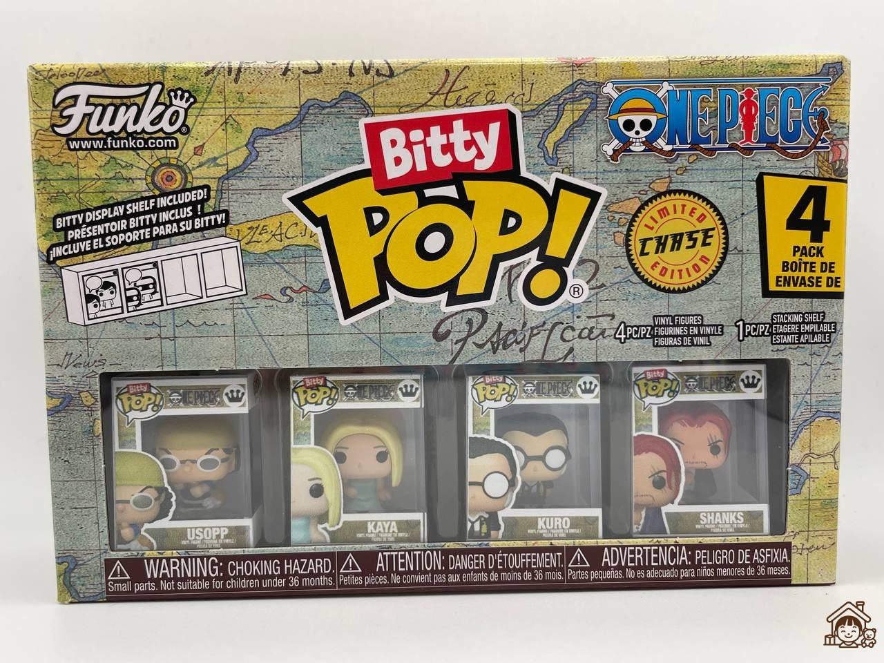 Funko Bitty Pop: One Piece - Usopp 4pk - Custom Pick Mystery variation