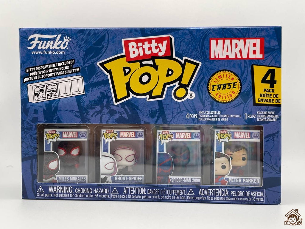 Funko Bitty Pop: Spider Man Miles Morales 4pk - Custom Pick Mystery variation