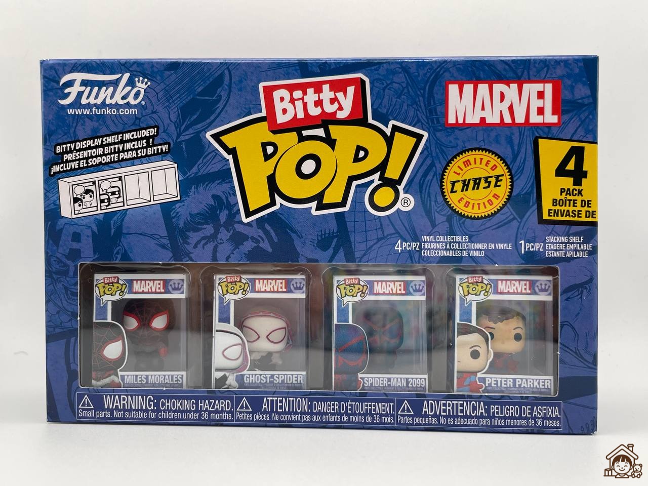 Funko Bitty Pop: Spider Man Miles Morales 4pk - Custom Pick Mystery variation