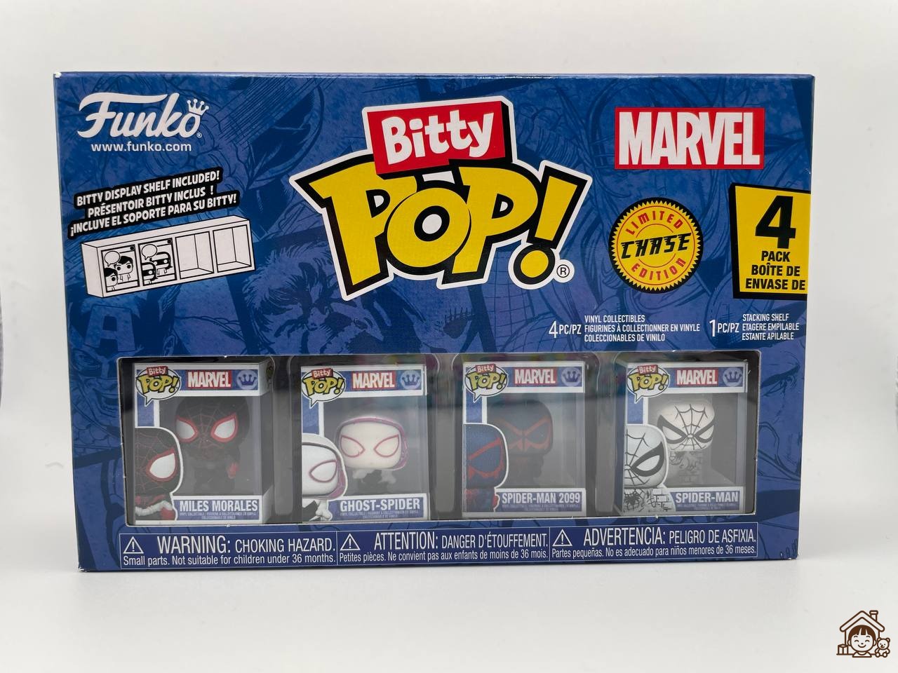 Funko Bitty Pop: Spider Man Miles Morales 4pk - Custom Pick Mystery variation