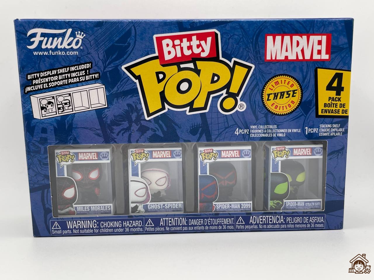 Funko Bitty Pop: Spider Man Miles Morales 4pk - Custom Pick Mystery variation