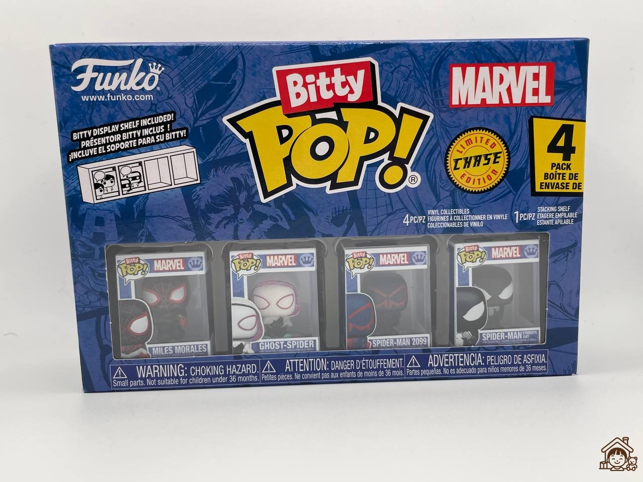 Funko Bitty Pop: Spider Man Miles Morales 4pk - Custom Pick Mystery variation