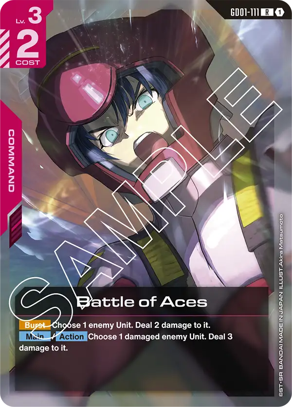 Gundam Card Game - GD01 Newtype Rising Battle of Aces GD01-111