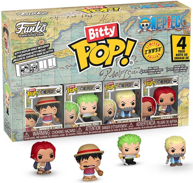 Funko Bitty Pop: One Piece - Luffy 4pk - Custom Pick Mystery variation