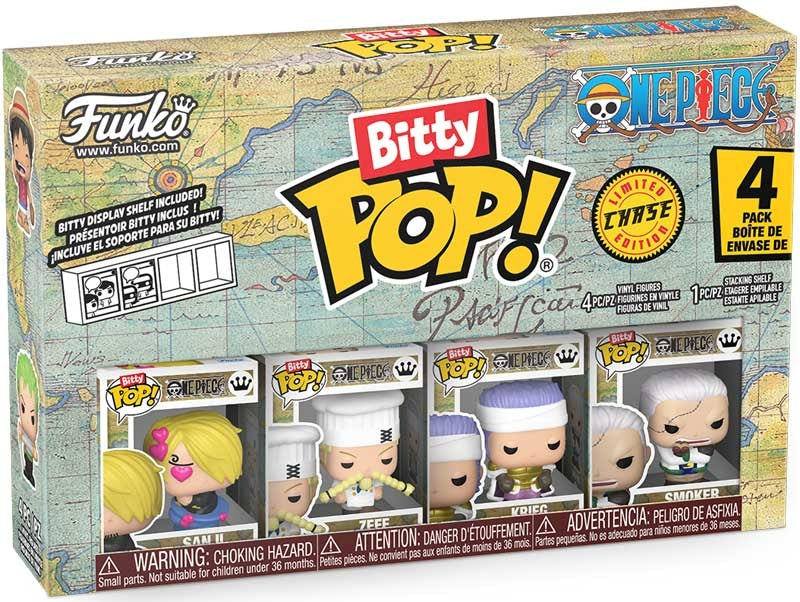 Funko Bitty Pop: One Piece - Sanji 4pk - Custom Pick Mystery variation