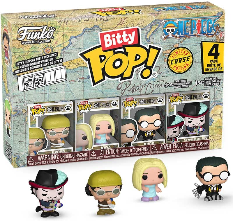 Funko Bitty Pop: One Piece - Usopp 4pk - Custom Pick Mystery variation